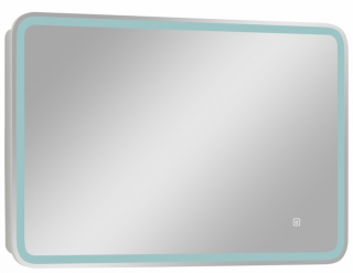 Зеркальный шкаф с подсветкой Misty Токио 90см белый